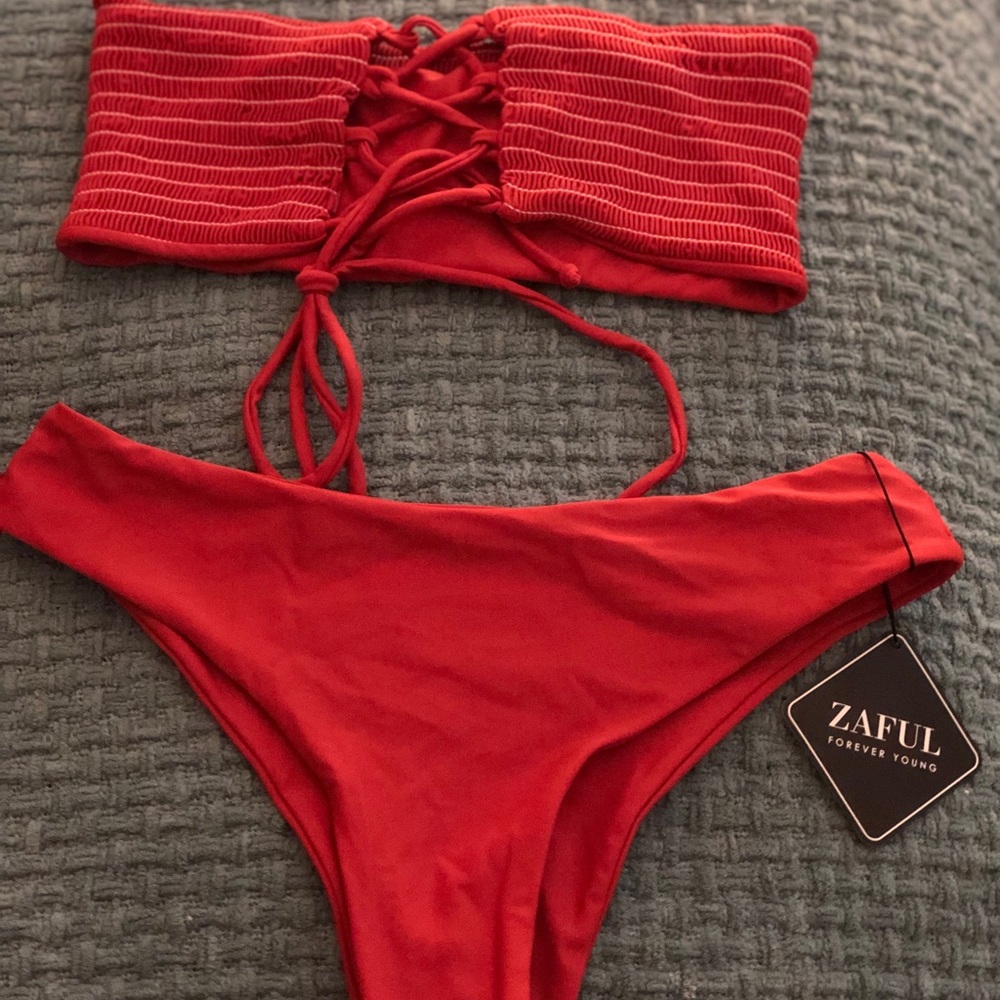 ZAFUL Bikini NWT Coral Sz Small